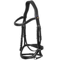 TESTIERA ANATOMICA EQUESTRO MICKLEM IN CUOIO