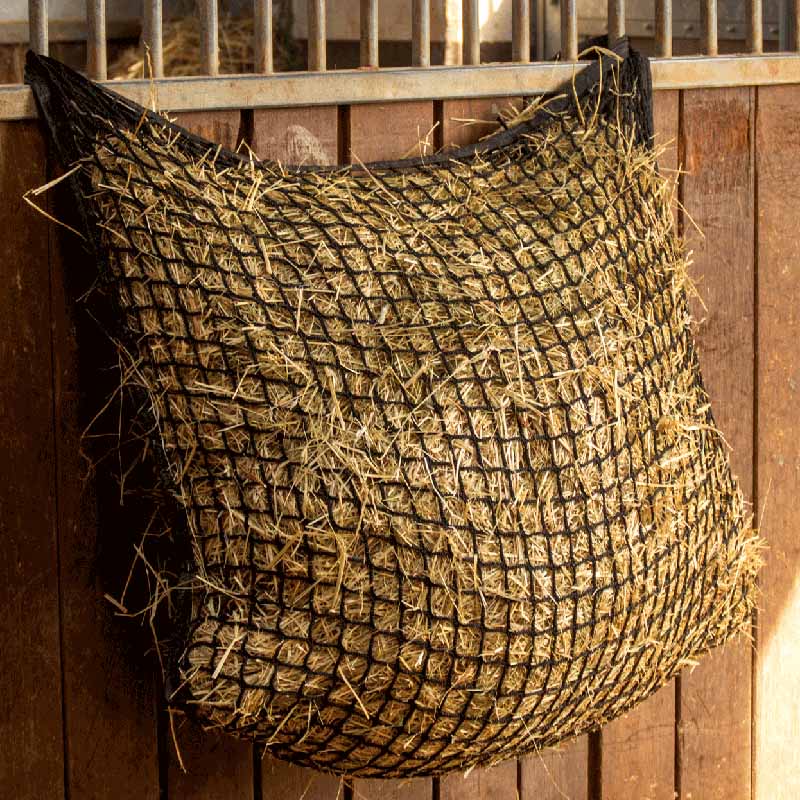 Rete da fieno rettangolare a maglia stretta senza nodi 160x100 cm - 6268