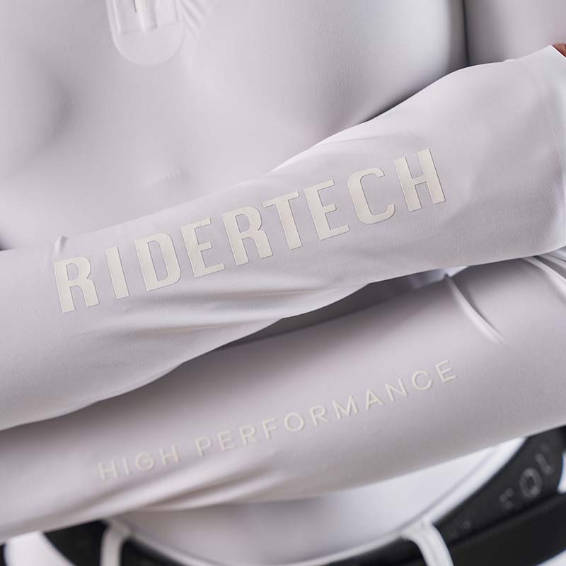 Polo da concorso donna maniche lunghe equestro ridertechnology - 9932