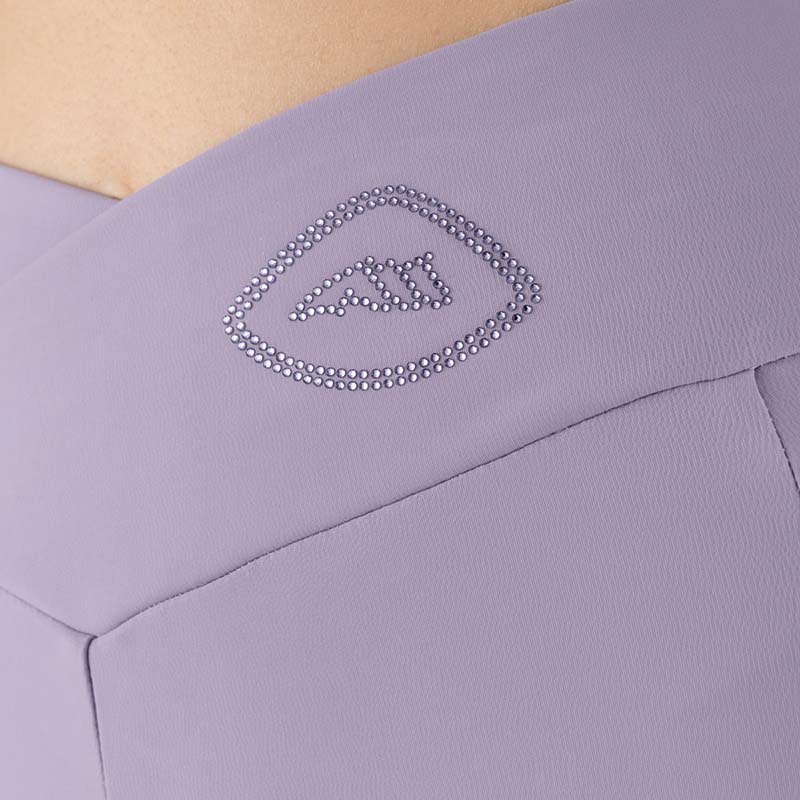 Leggings Donna Equiline Full grip con strass GALAFH - 9786