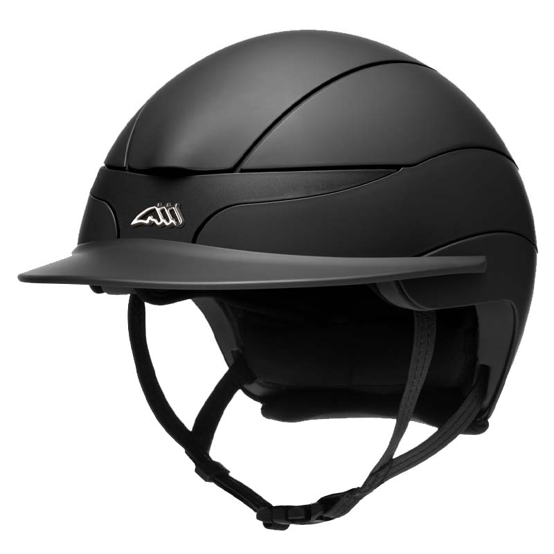 Casco equitazione xanto logo equiline - visiera standard flessibile