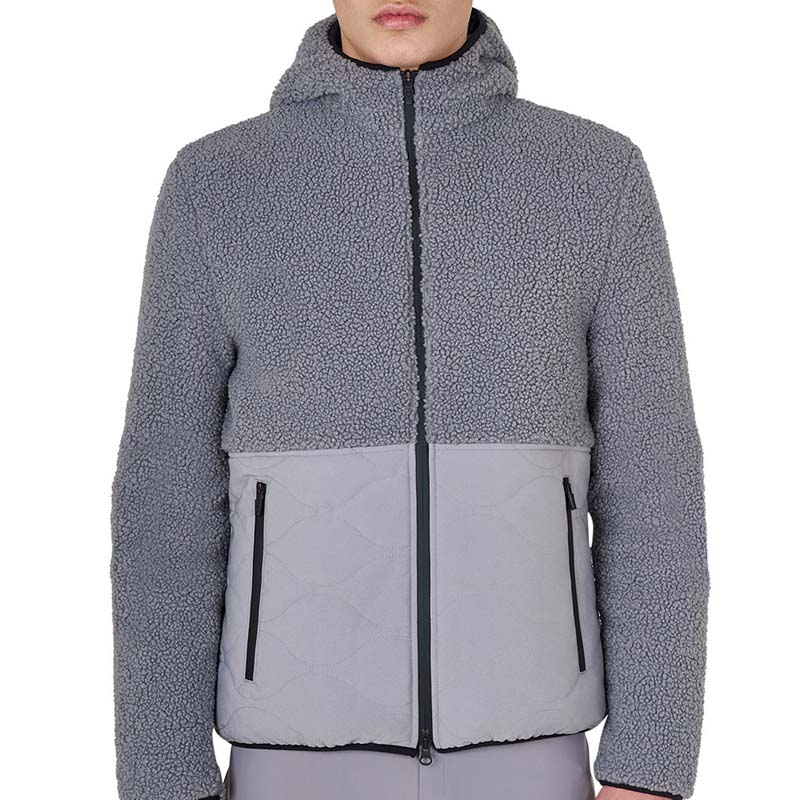 Giacca Teddy da uomo Equestro con cappuccio e inserto impermeabile - 9545
