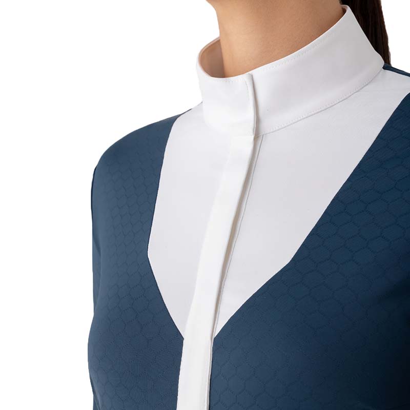 Camicia da concorso Donna Equiline bi-colore mod. Estock - 9225