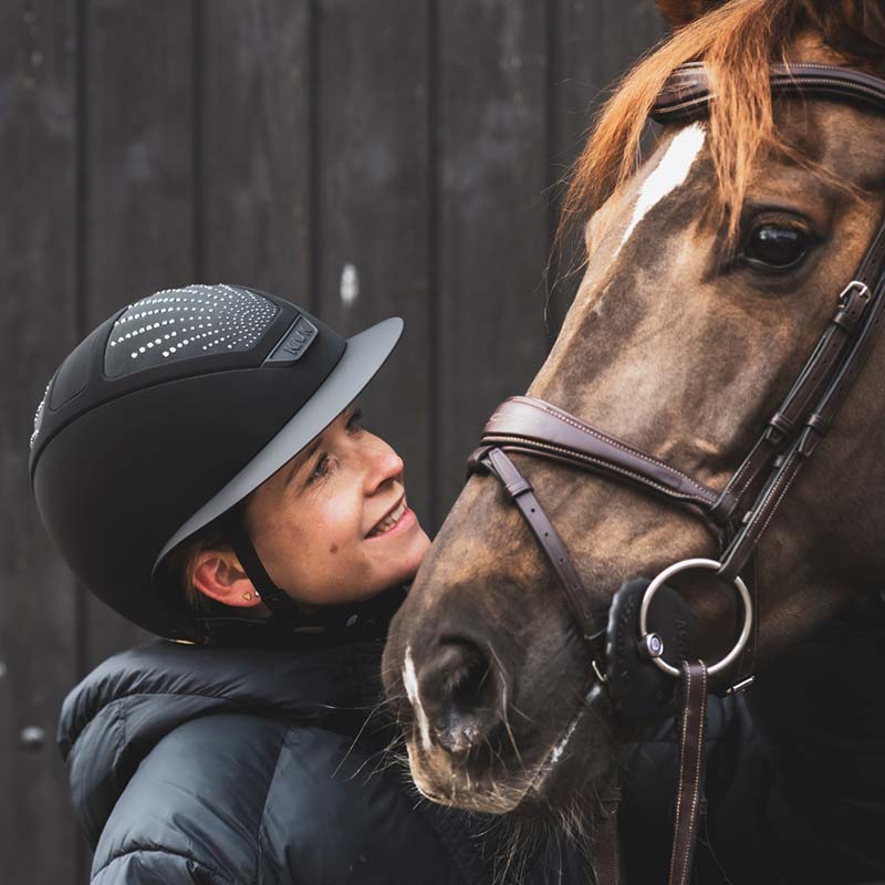 Casco equitazione KASK Star Lady ANIMA Origin - con Swarovski - 3323