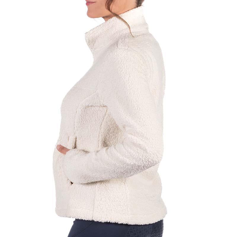 Giacca in pile da donna in stile pelliccetta HKM  - 3437