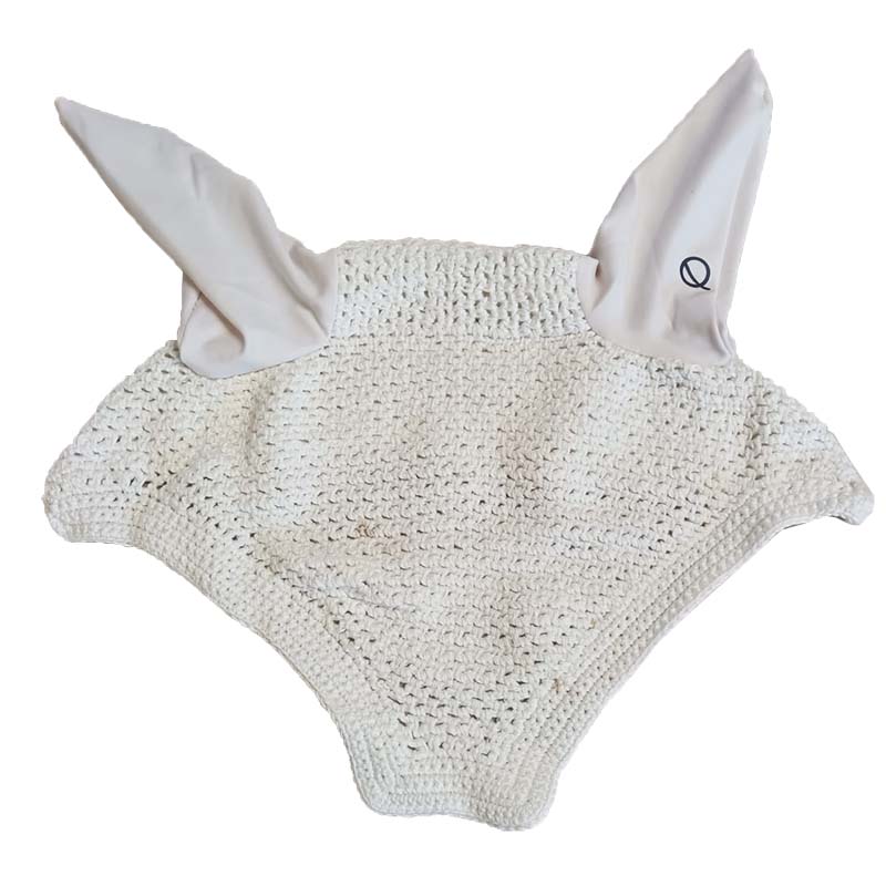 B-CHOICE | Cuffietta antimosche per cavallo Eqode con cotone (BIANCO, FULL) - B0501