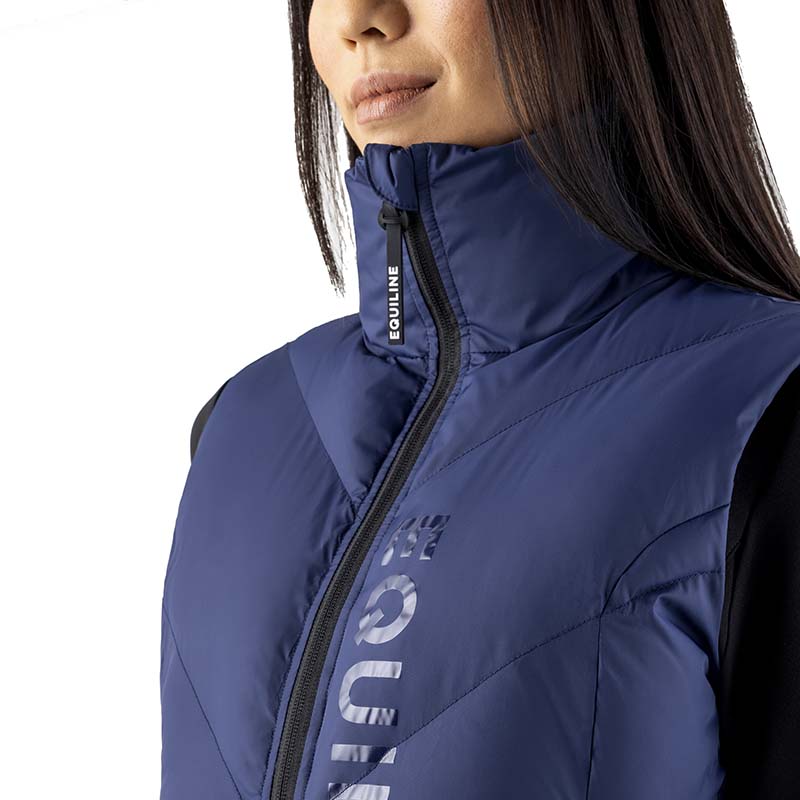Gilet Invernale imbottito da Donna Equiline con collo alto - 9204
