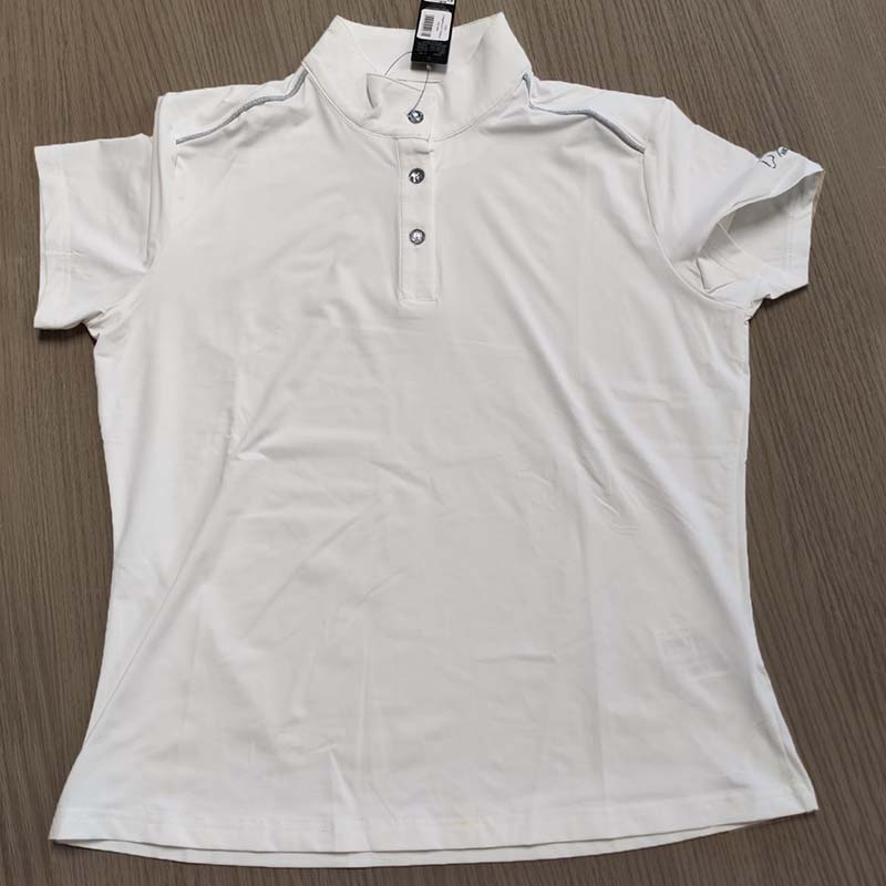 B-CHOICE | Polo da Competizione Donna HKM modello Premium (BIANCO, L) - B3484