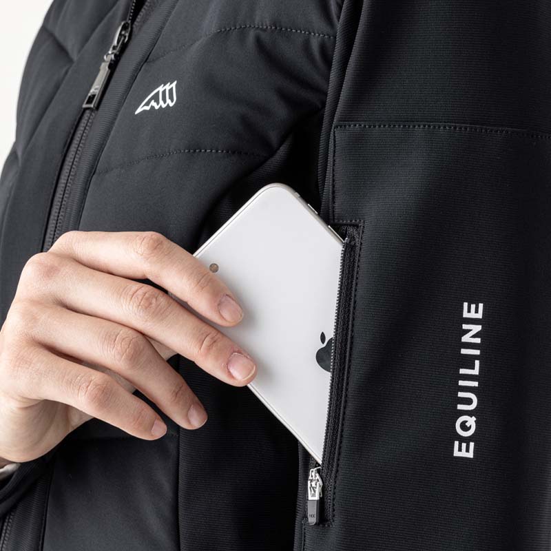 Giacca Softshell Equiline compatibile con Airbag mod. Entrec - 9233