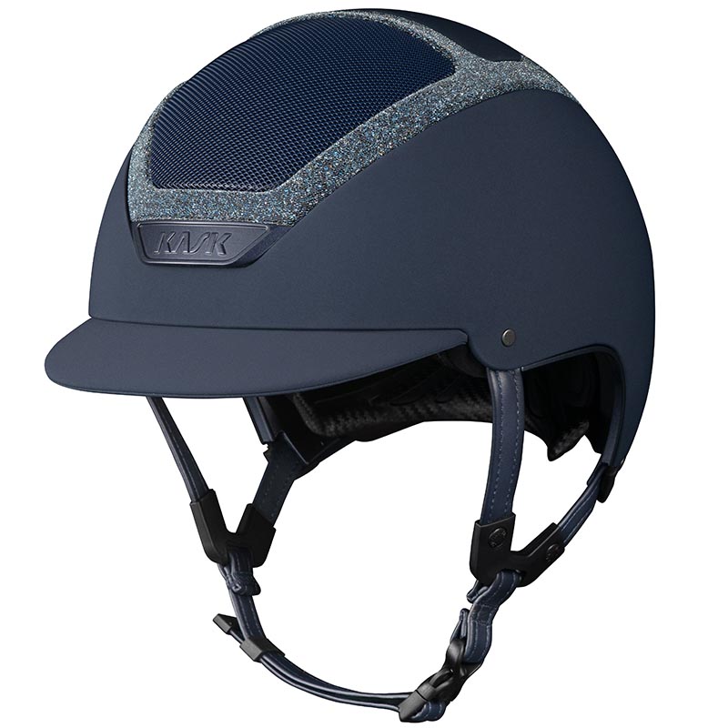 Casco equitazione kask swarovski frame su dogma chrome