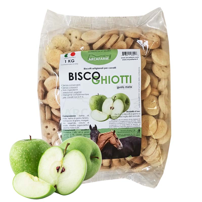 Biscotti artigianali per cavalli biscoghiotti 1 kg gusti vari