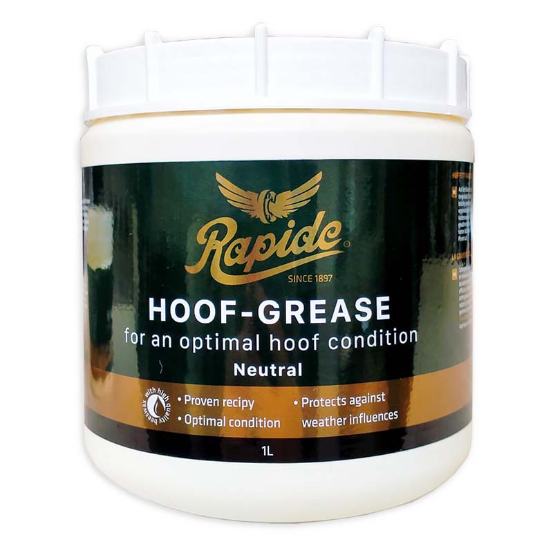 Grasso per zoccoli rapide hoof grease da lt. 1 neutro nero o verde