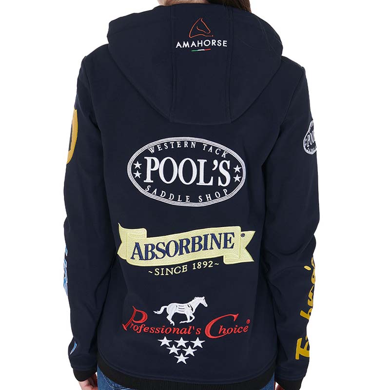 Giacca softshell western pool’s multi logo - 4215