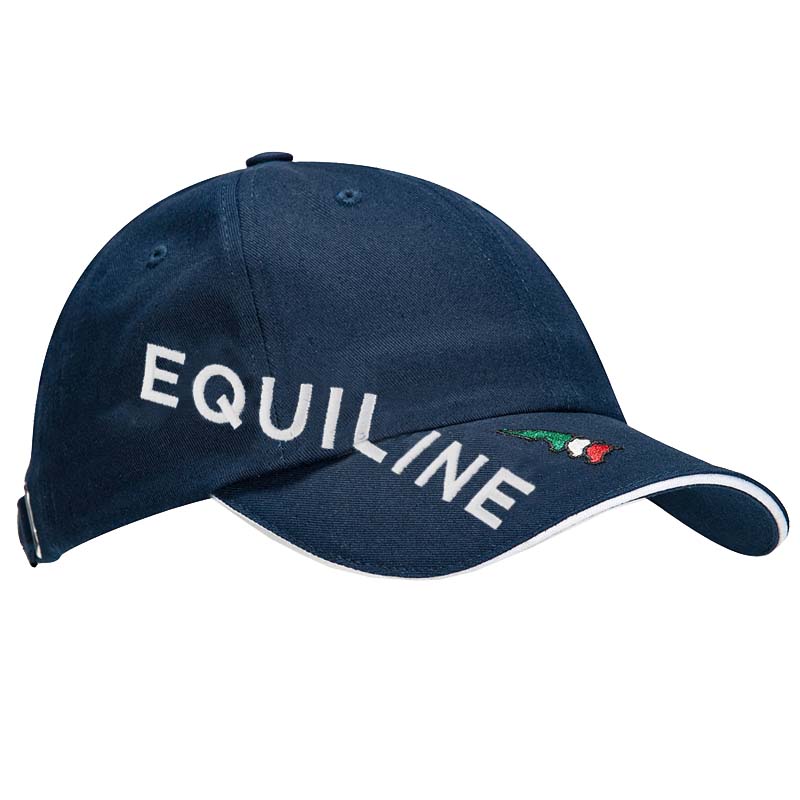 Cappellino unisex Equiline in cotone modello Logo