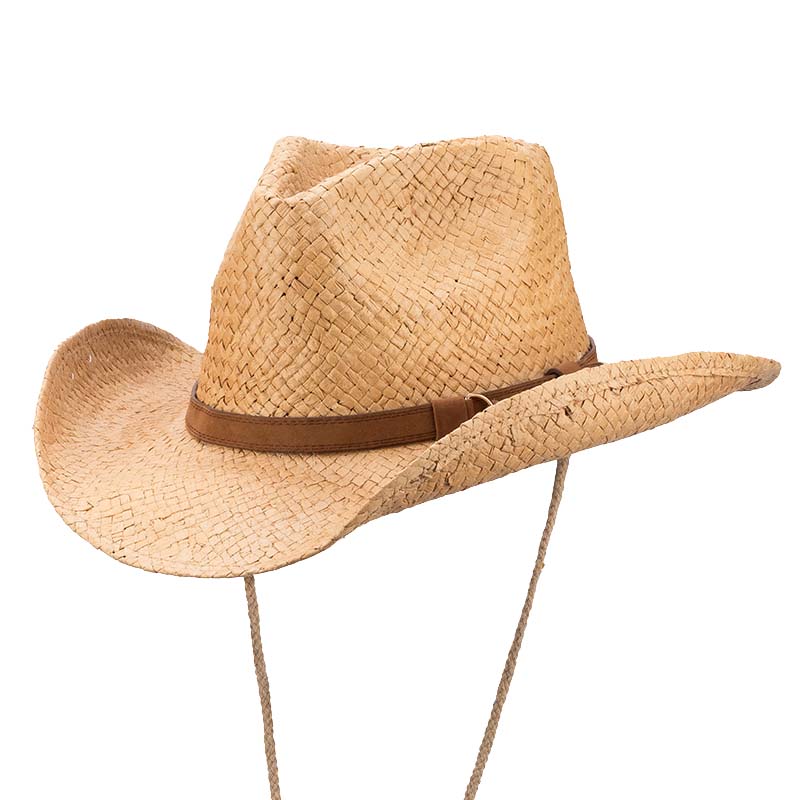 Cappello Western BOULDER con fascetta marrone - 4078