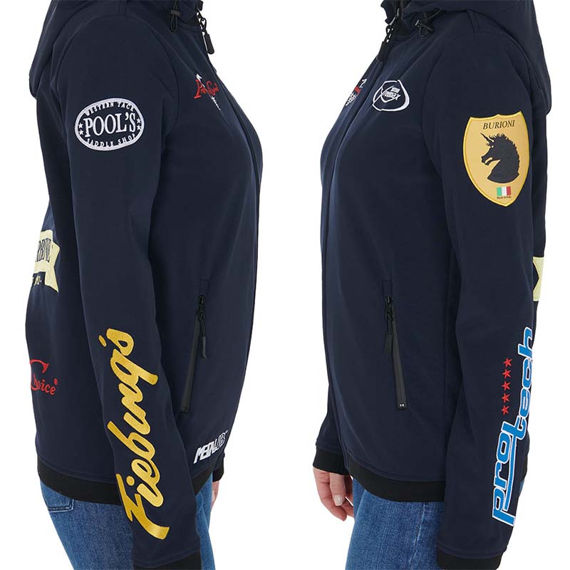 Giacca softshell western pool’s multi logo - 4215