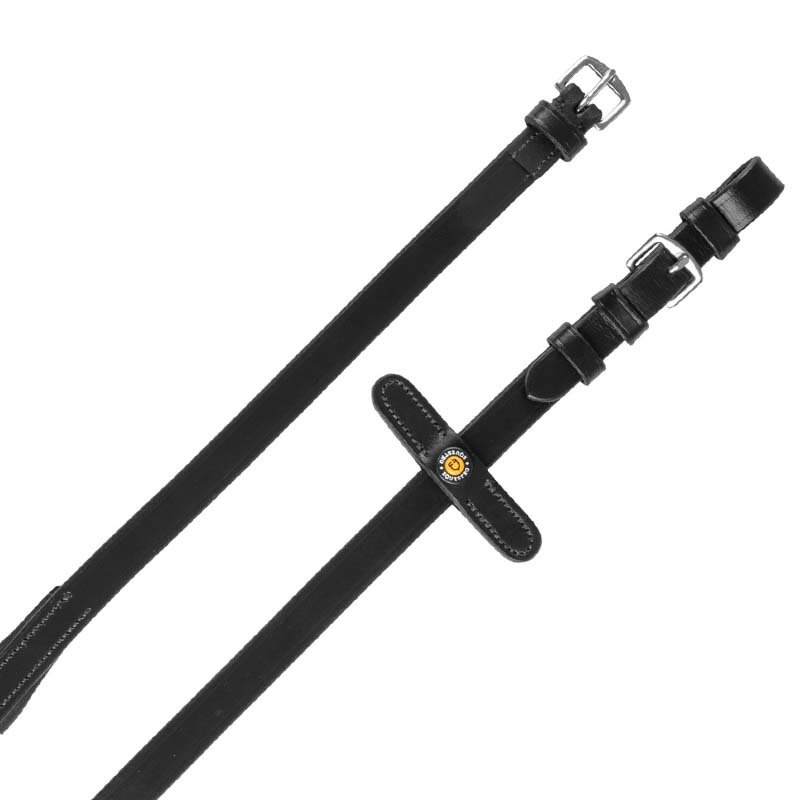 Redini inglesi con stopper equestro eventa, in cuoio e gomma