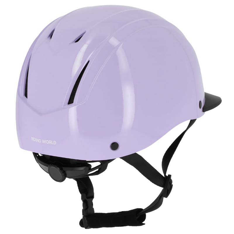 Casco equitazione Topy Riding World con rotella e visiera flessibile - 2081
