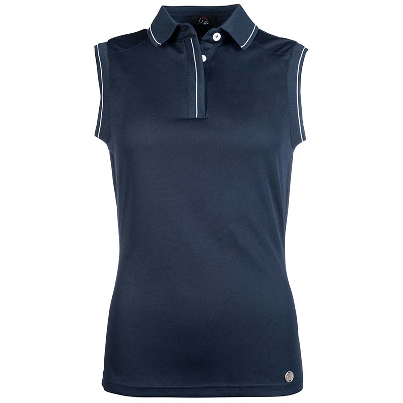 Polo equitazione hkm donna senza maniche modello catherine - 3490