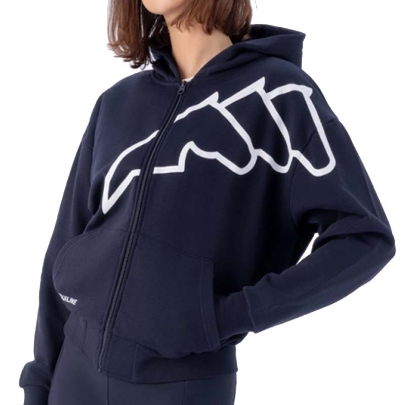 Felpa Donna Equiline con Cappuccio in cotone CORGIA - 9221