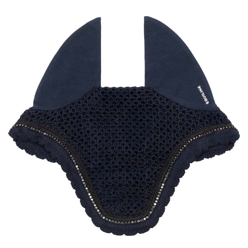 Cuffietta per cavallo equiline lustra con strass - 0686