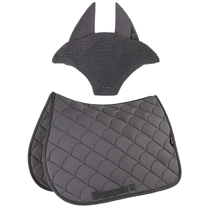 Set sottosella e cuffietta equiline vibe con trapuntatura anti-shock