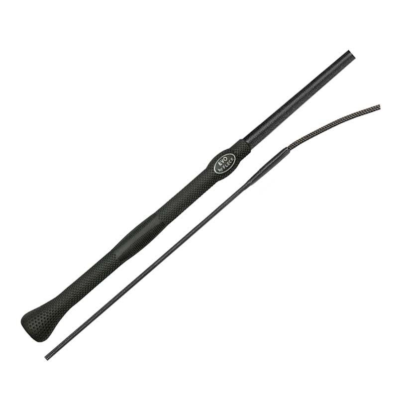 Frustino da dressage fleck evo in carbonio con impugnatura soft da 110 cm