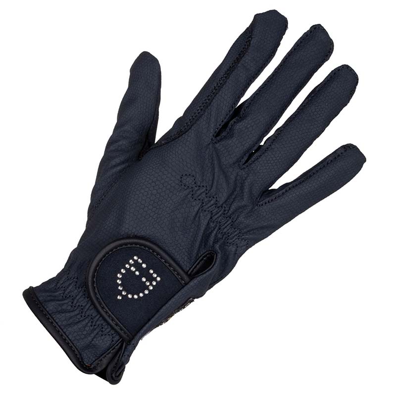 Guanti Equitazione da Donna Equestro con Logo Glitter - 2194