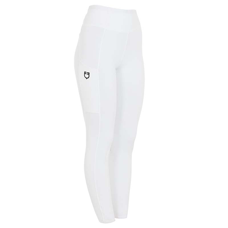 Leggings equitazione donna leggeri Equestro slim fit Full grip a vita alta - 3478