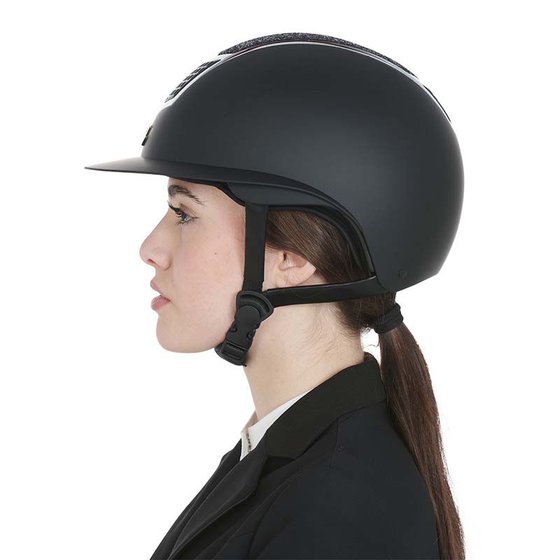 Casco Equestro ECLIPSE Stone Matt - visiera larga - 2102