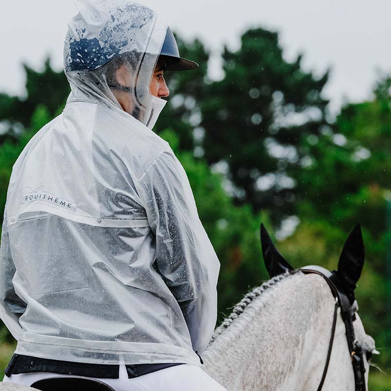 Giacca unisex Impermeabile Antipioggia Equithème mod. Saigon  - 3471