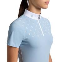 POLO DA CONCORSO BAMBINA CAVALLERIA TOSCANA con STAMPA LOGO