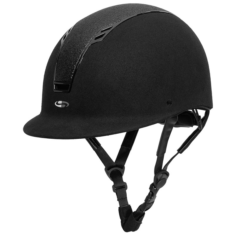 Casco equitazione SWING H22 Shine con inserto glitter - 3292