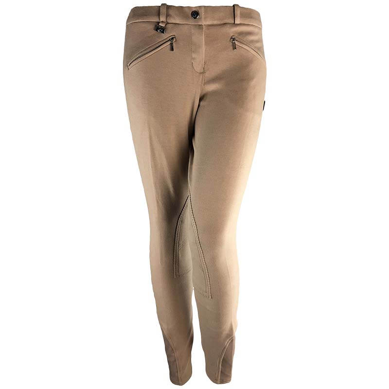 Pantaloni donna vita bassa in jersey di cotone modello Demetra - 3962