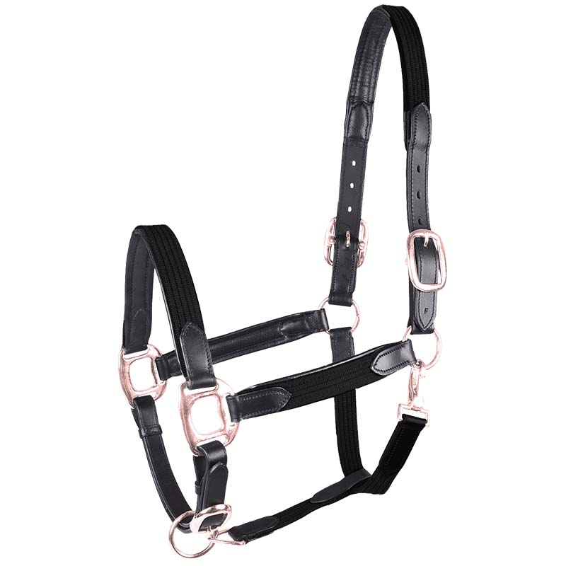 Capezza in fettuccia nylon e cuoio - 0382