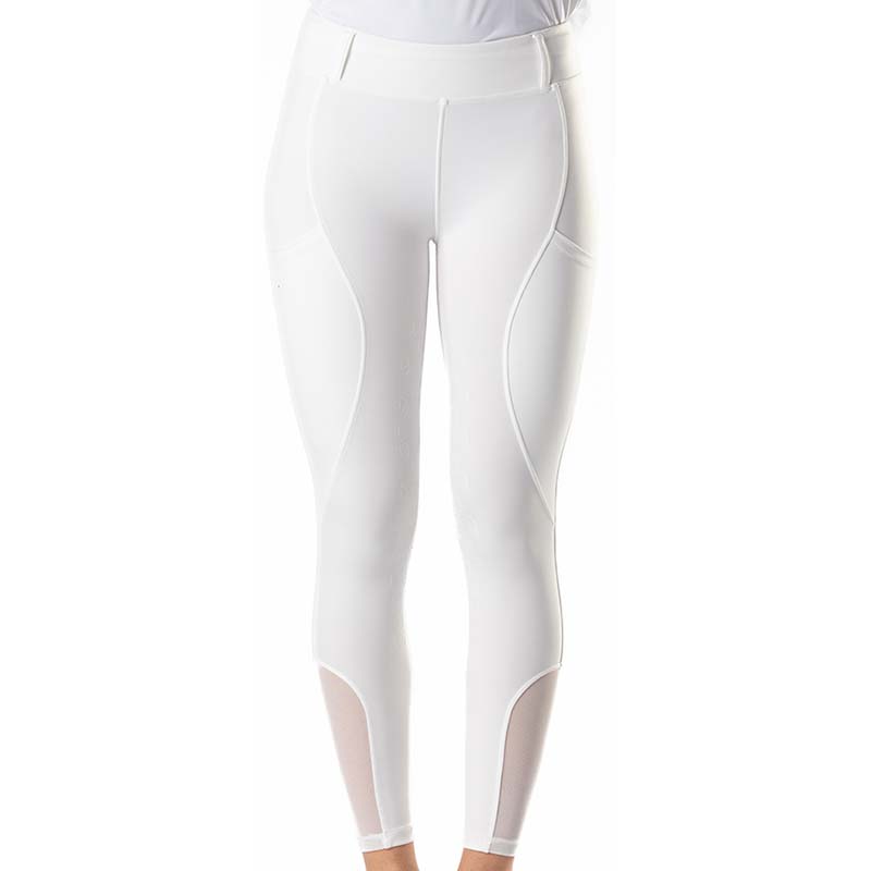 Leggins estivi equitazione full grip da bambina e ragazza d-istinto mod. orchidea - 2232