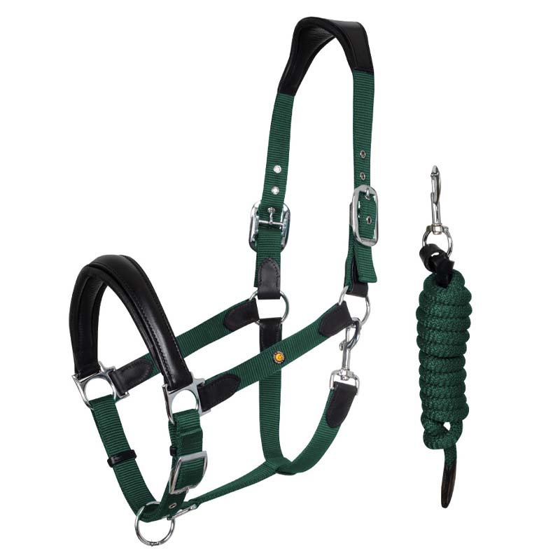 Cavezza Equestro con inserti in cuoio modello Lani - 0319