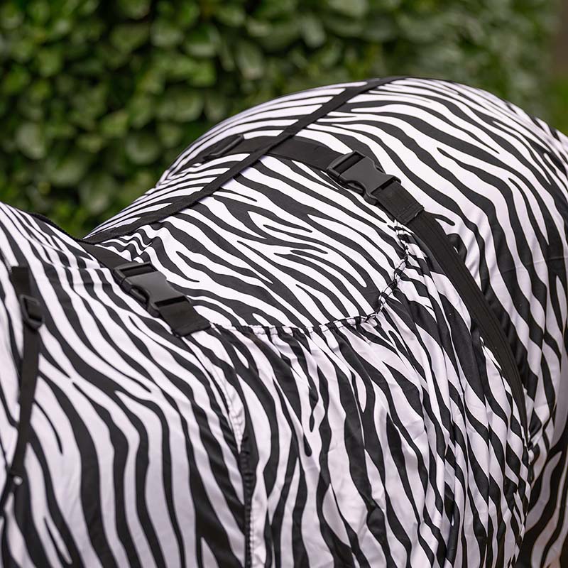 Coperta Zebra Anti-Eczema con collo per cavallo Waldhausen - 1278