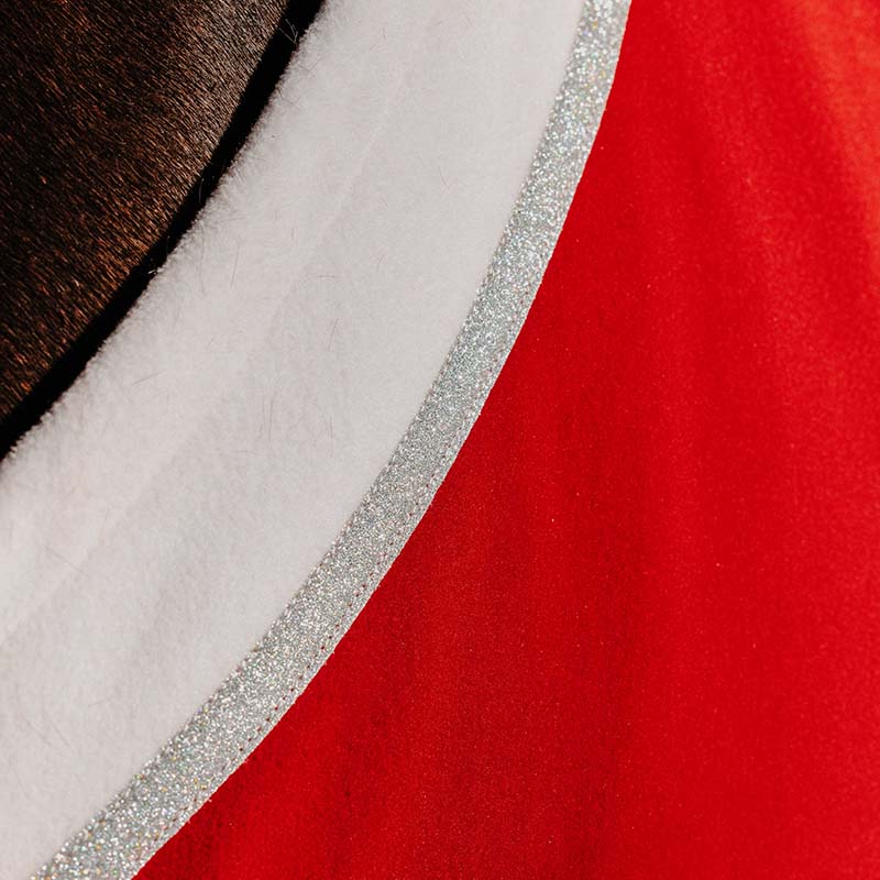 Coperta in pile natalizia per cavallo Equithème Xmas - 9324