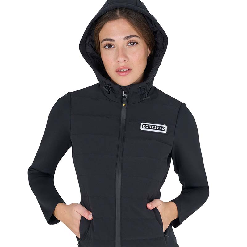 Giacca Piumino con Cappuccio Equestro da Donna - 9860