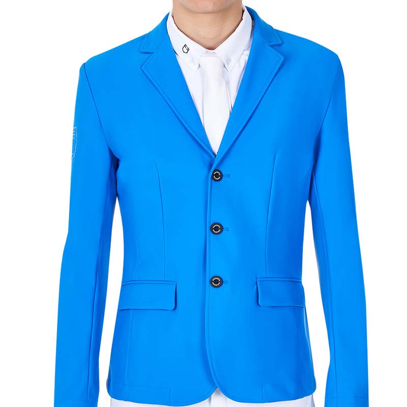 Giacca uomo da concorso tre bottoni Equestro X FISE - 9064