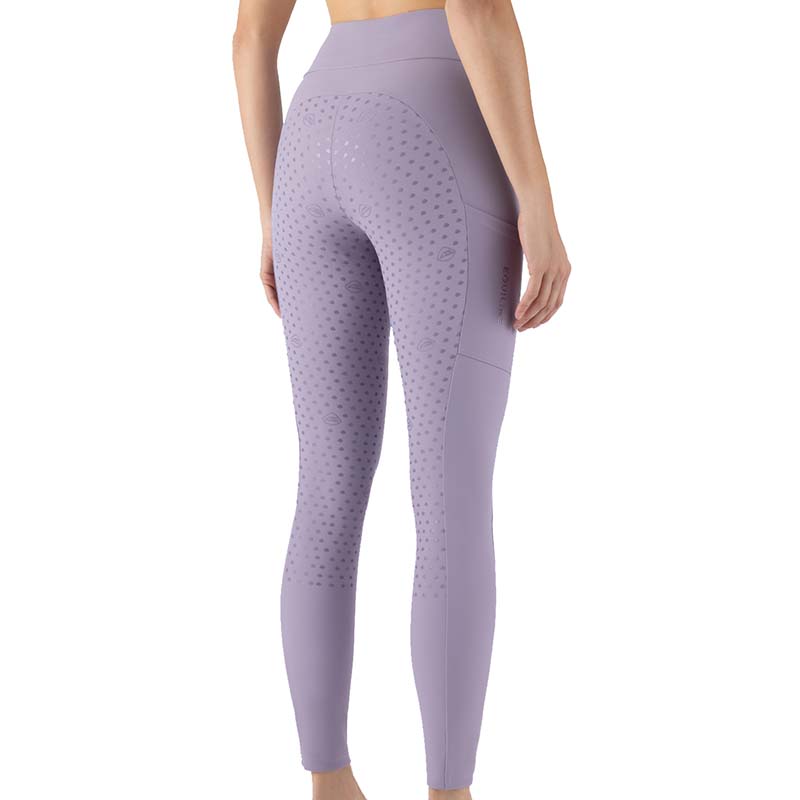 Leggings Donna Equiline Full grip con strass GALAFH - 9786