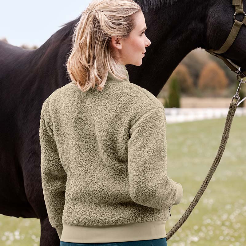 Giacca Teddy in pile ELT da donna modello Riverside - 3417