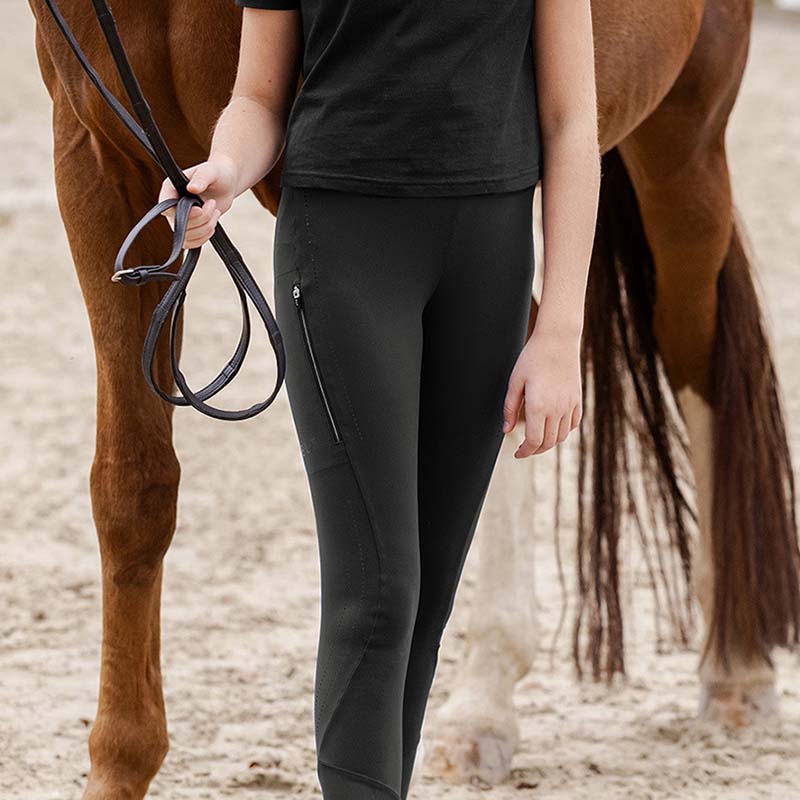 Leggings estivi Full grip Traforati da donna ELT per equitazione modello PIA - 3842