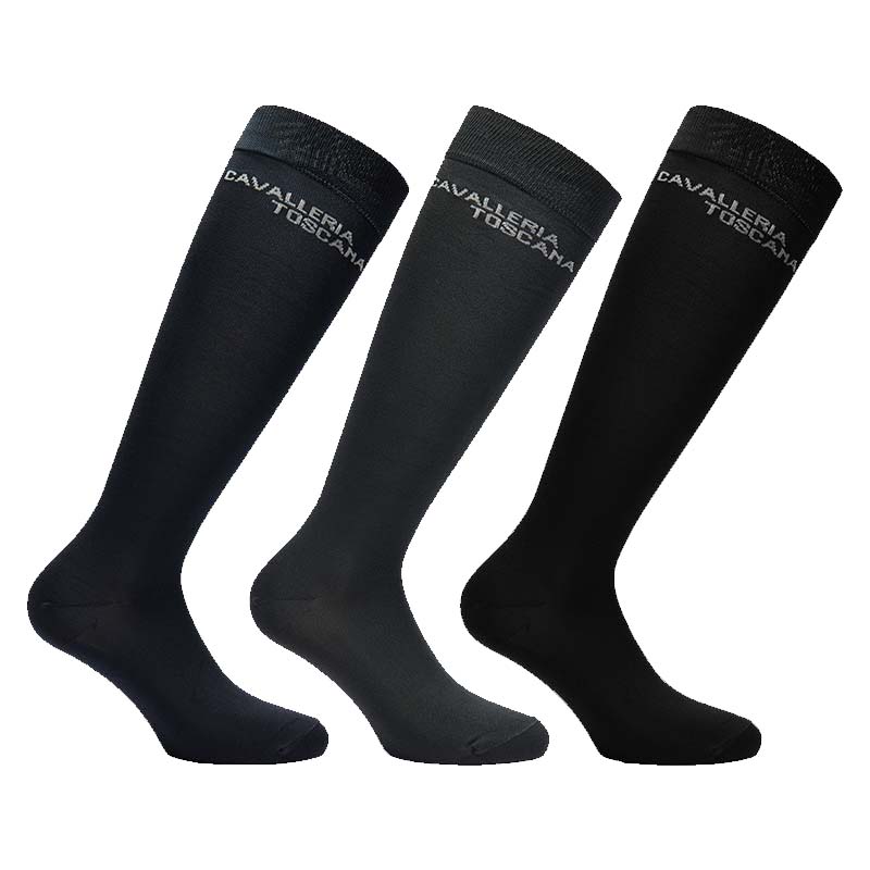 Set 3 paia calze tecniche unisex cavalleria toscana jacquard