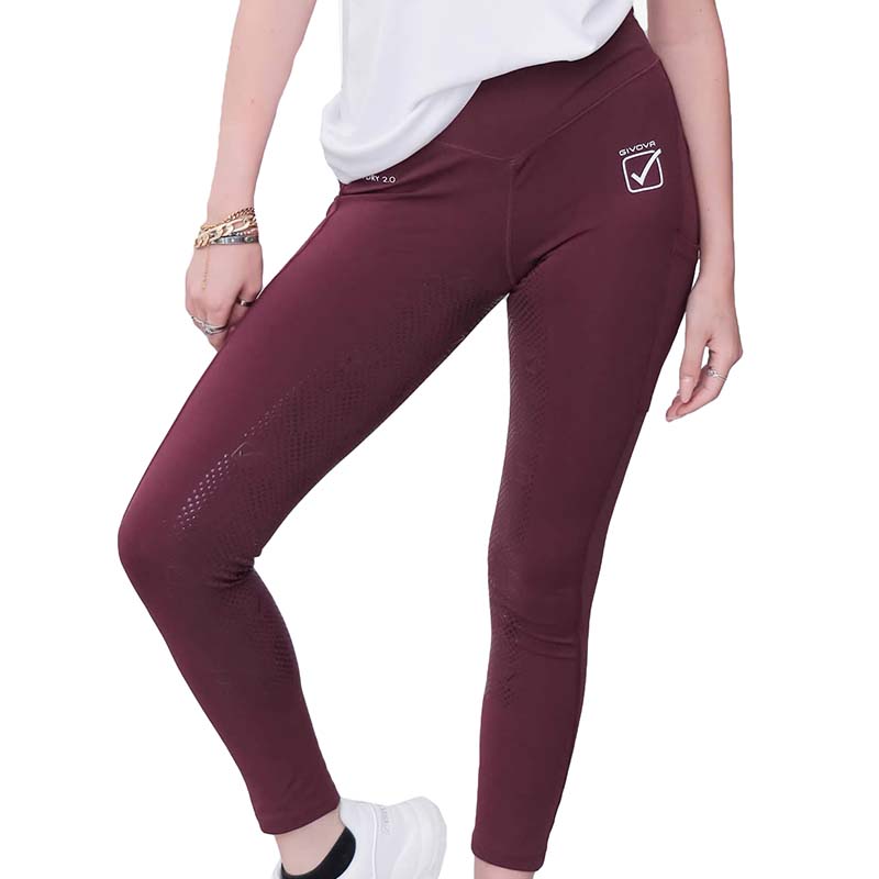 Leggings equitazione donna givova eco horse full grip - 3414