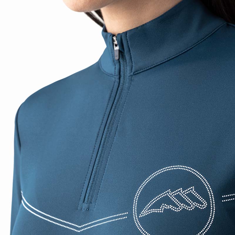 Second Skin Equiline da donna mod. Equost a maniche lunghe - 9208