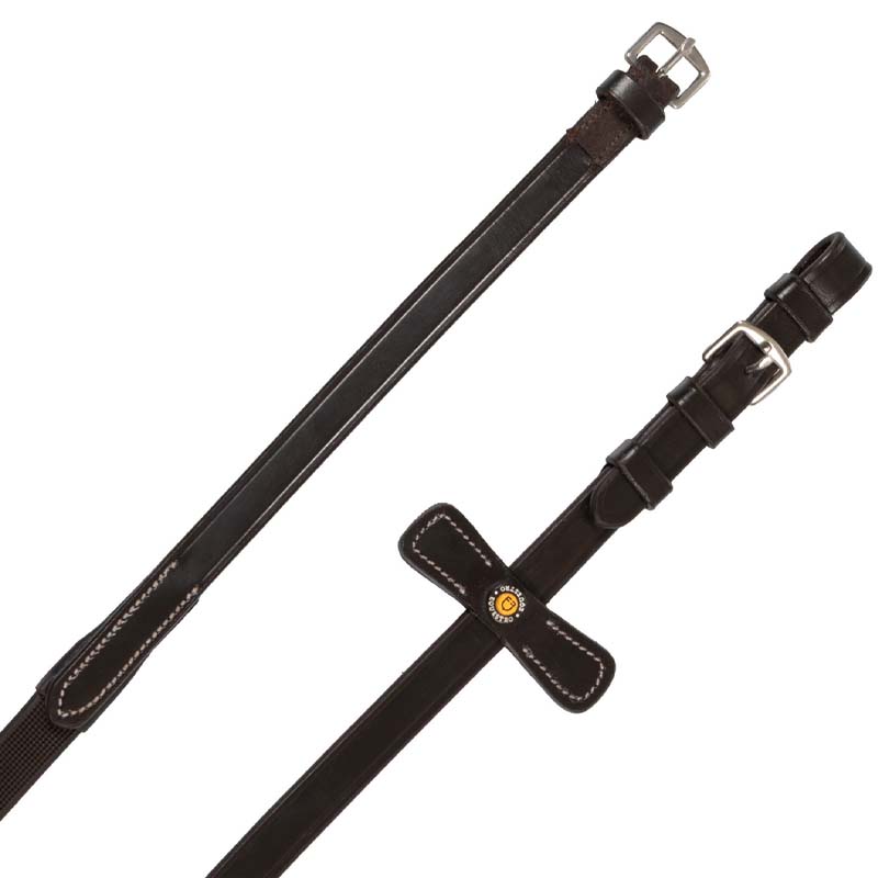 Redini Inglesi Stopper Equestro in cuoio con grip in gomma - 2377