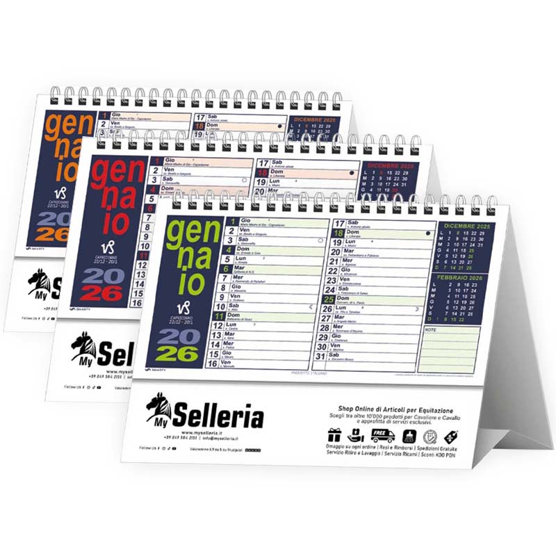 Calendario da tavolo 2026 My Selleria 