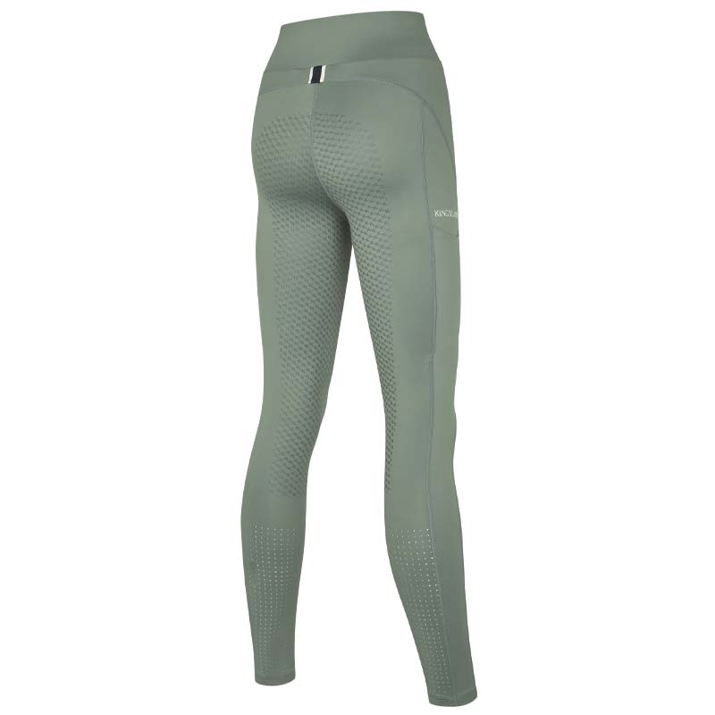 Leggings Equitazione Donna Full Grip Kingsland LINDSEY - inserti traforati alla caviglia - 9354
